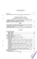 Review nominations for USDA, CFTC, and Farm Credit Administration : hearing before the Committee on Agriculture, Nutrition, and Forestry, United States Senate, One Hundred Ninth Congress, second session, December 6, 2006.