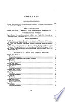 Status of the Free Trade Area of the Americas : negotiations and preparations for the Miami Ministerial : hearing before the Subcommittee on International Trade of the Committee on Finance, United States Senate, One Hundred Eighth Congress, first session, May 13, 2003.