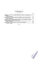 Reducing the threat of chemical and biological weapons : hearing before the Committee on Foreign Relations, United States Senate, One Hundred Seventh Congress, second session, March 19, 2002.