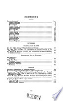 President Bush's proposal to create a Department of Homeland Security : hearing before the Committee on Governmental Affairs, United States Senate, One Hundred Seventh Congress, second session, June 20, 2002.