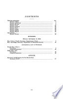 Ensuring the U.S. intelligence community supports homeland defense and departmental needs : hearing before the Committee on Governmental Affairs, United States Senate, One Hundred Eighth Congress, second session, September 13, 2004.