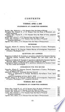 Oversight of the USA Patriot Act  : hearings before the Committee on the Judiciary, United States Senate, One Hundred Ninth Congress, first session, April 5, and May 10, 2005.