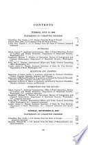 Visa issuance and homeland security : hearings before the Subcommittee on Immigration, Border Security, and Citizenship of the Committee on the Judiciary, United States Senate, One Hundred Eighth Congress, first session, July 15, September 23, and September 30, 2003.