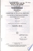 Monetary policy and the state of the economy : hearing before the Committee on Financial Services, U.S. House of Representatives, One Hundred Ninth Congress, first session, July 20, 2005.