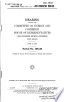 Natural gas supply and demand issues : hearing before the Committee on Energy and Commerce, House of Representatives, One Hundred Eighth Congress, first session, June 10, 2003.