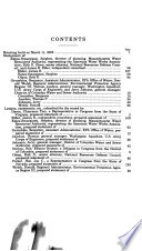 Getting the lead out : the ongoing quest for safe drinking water in the nation's capital : hearing before the Committee on Government Reform, House of Representatives, One Hundred Ninth Congress, first session, March 11, 2005.