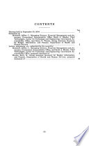 Financial management at the Department of Health and Human Services : hearing before the Subcommittee on Government Efficiency and Financial Management of the Committee on Government Reform, House of Representatives, One Hundred Eighth Congress, second session, September 30, 2004.