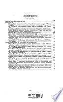 EPA water enforcement : are we on the right track? : hearing before the Subcommittee on Energy Policy, Natural Resources and Regulatory Affairs of the Committee on Government Reform, House of Representatives, One Hundred Eighth Congress, first session, October 14, 2003.