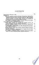 Effective strategies against terrorism : hearing before the Subcommittee on National Security, Emerging Threats and International Relations of the Committee on Government Reform, House of Representatives, One Hundred Eighth Congress, second session, February 3, 2004.