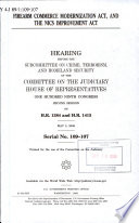 Firearm Commerce Modernization Act and the NICS Improvement Act : hearing before the Subcommittee on Crime, Terrorism, and Homeland Security of the Committee on the Judiciary, House of Representatives, One Hundred Ninth Congress, second session, on H.R. 1384 and H.R. 1415, May 3, 2006.