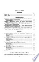 The societal implications of nanotechnology : hearing before the Committee on Science, House of Representatives, One Hundred Eighth Congress, first session, April 9, 2003.