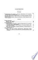 Proposed legislative remedy for the participating securities program  : hearing before the Committee on Small Business, House of Representatives, One Hundred Ninth Congress, first session, Washington, DC, July 27, 2005.