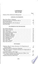 Failure of VA's information management : hearing before the Committee on Veterans' Affairs, House of Representatives, One Hundred Ninth Congress, second session, May 25, 2006.