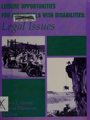 Leisure opportunities for individuals with disabilities : legal issues /