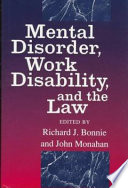 Mental disorder, work disability, and the law /