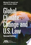 Global climate change and U.S. law /