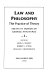 Law and philosophy : the practice of theory : essays in honor of George Anastaplo /