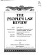 The People's law review /