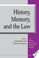 History, memory, and the law /