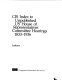 CIS index to unpublished US House of Representatives committee hearings, 1833-1936.
