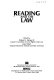 Reading and the law /