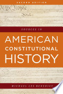 Sources in American constitutional history /