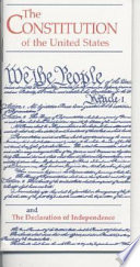 The Constitution of the United States and the Declaration of Independence.