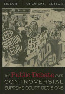 The public debate over controversial Supreme Court decisions /