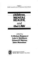 Children, mental health, and the law /