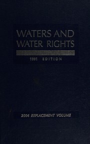 Waters and water rights.