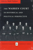 The Warren court in historical and political perspective /
