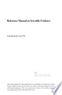 Reference manual on scientific evidence.
