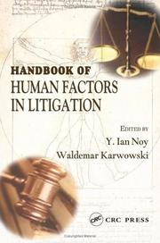 Handbook of human factors in litigation /