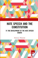 Hate speech and the constitution /