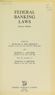 Federal banking laws /