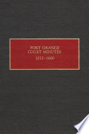 Fort Orange court minutes, 1652-1660 /