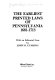 The earliest printed laws of Pennsylvania, 1681-1713 /