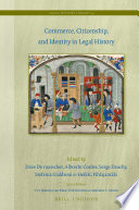 Commerce, citizenship, and identity in legal history /