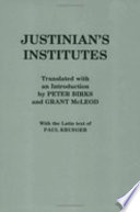 Justinian's Institutes /