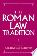 The Roman law tradition /