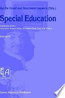 Special education : yearbook of the European Association for Education Law and Policy /