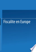 Fiscalité en Europe /