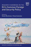 Research handbook on the EU's common foreign and security policy /