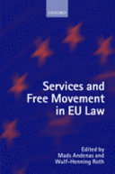 Services and free movement in EU law /