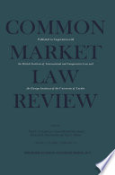 Common market law review : Sijthoff Award 1978 European law essay /