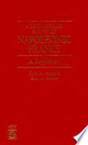 A documentary survey of Napoleonic France : a supplement /