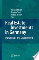 Real estate investments in Germany : transactions and development /