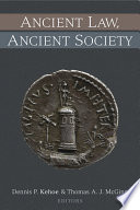 Ancient law, ancient society /