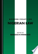 Modern essays on Nigerian law /