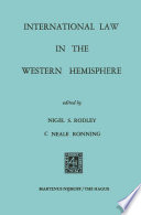 International law in the western hemisphere /